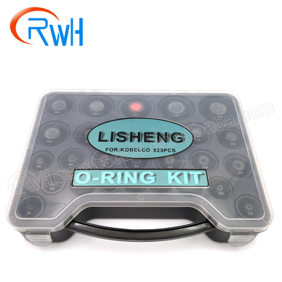 Nitril NBR90 O Ring Conta Takımı Fit Kobelco 823pcs Üretim Tesisi