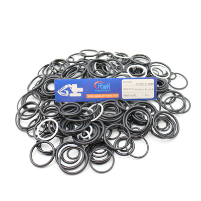 6D102 Ekskavatör PC200-6 Komatsu Conta Kiti Kontrol Vanası PTFE Malzemesi