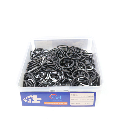 6D102 Ekskavatör PC200-6 Komatsu Conta Kiti Kontrol Vanası PTFE Malzemesi